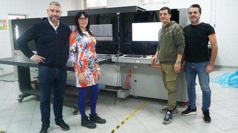 Direct Advertising from Serbia installed LIYU CNC cutter for a greater capacity in POS production