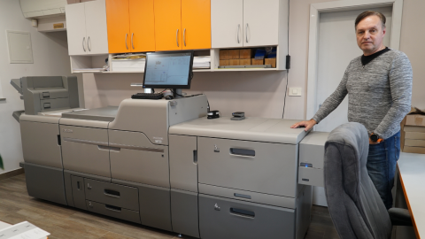 S-Graf remains faithful to Ricoh technology by installing the Ricoh Pro C7500