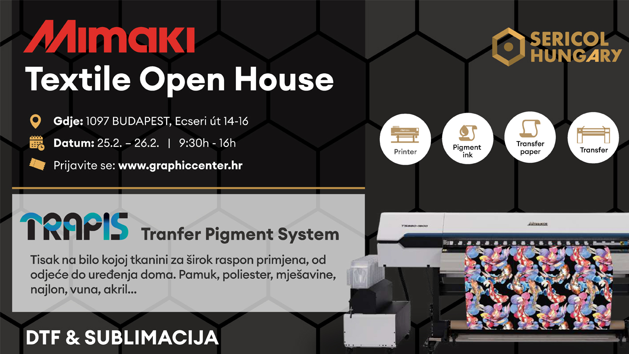 Za sve ljubitelje tekstila – Mimaki Textile Open House