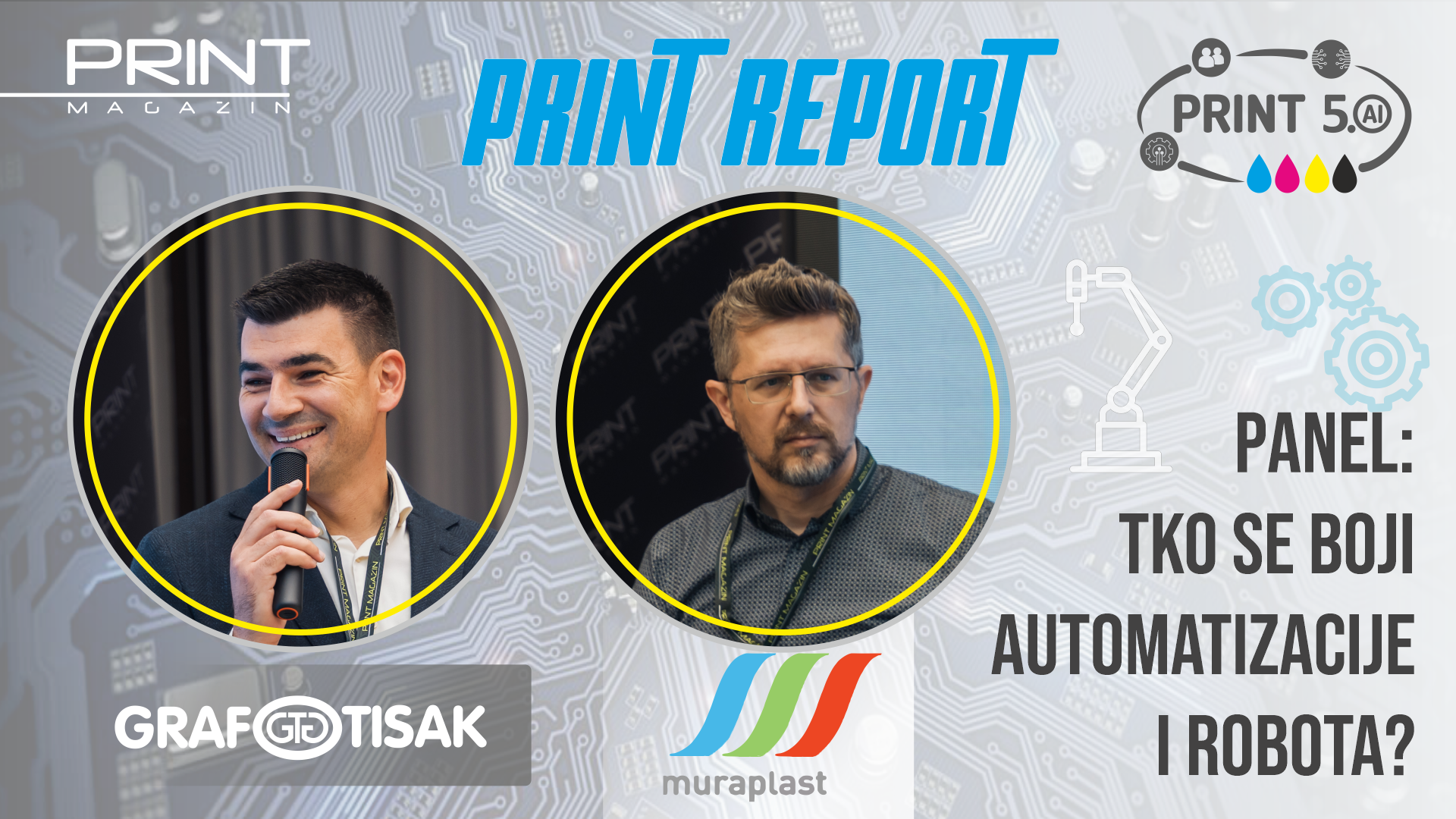 Konferencija Print 5.0 – panel „Tko se boji automatizacije i robota?“