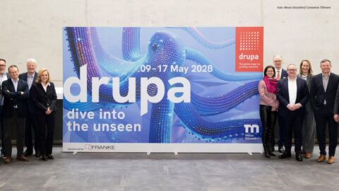 drupa 2028 s novim vizualnim identitetom – hobotnica kao simbol umreženog tiska